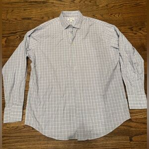 Peter Millar Summer Comfort Men’s Button-Down Shirt – Multicolor Plaid, Size XL